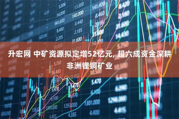 升宏网 中矿资源拟定增52亿元, 超六成资金深耕非洲锂铜矿业