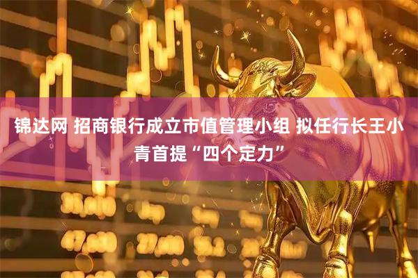 锦达网 招商银行成立市值管理小组 拟任行长王小青首提“四个定力”