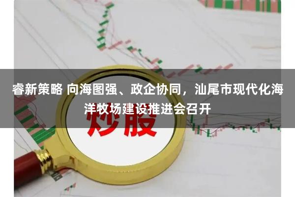 睿新策略 向海图强、政企协同，汕尾市现代化海洋牧场建设推进会召开